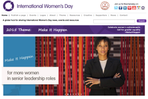 International Women's Day website